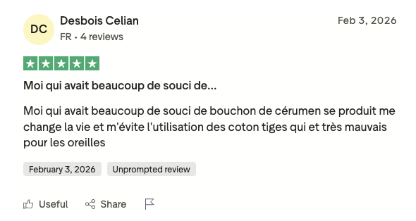 Avis Trustpilot - Desbois Celian